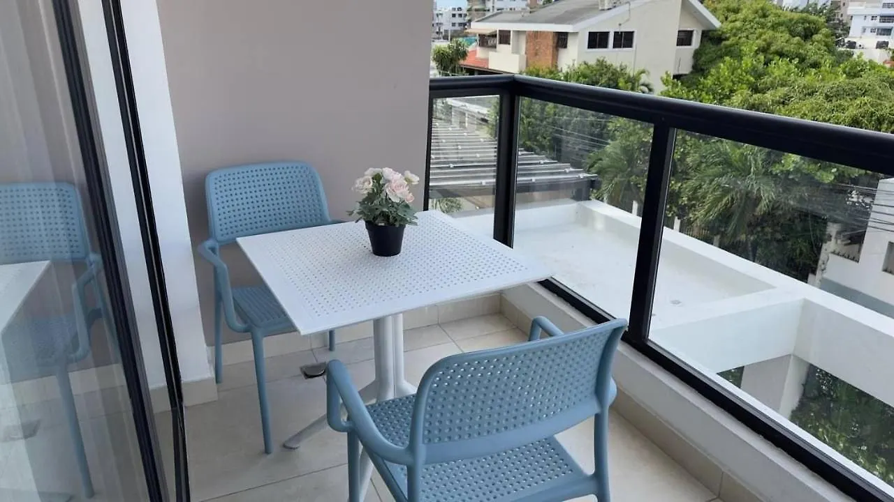 Bello Apartamento En Evaristo Morales, 1 Br Santo Domingo Apartament